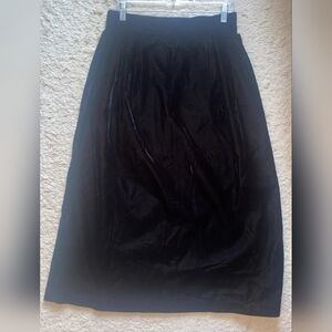 Vintage velvet maxi skirt